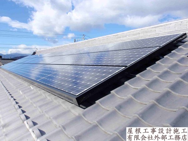 大垣市 H様邸 太陽光発電システム設置工事