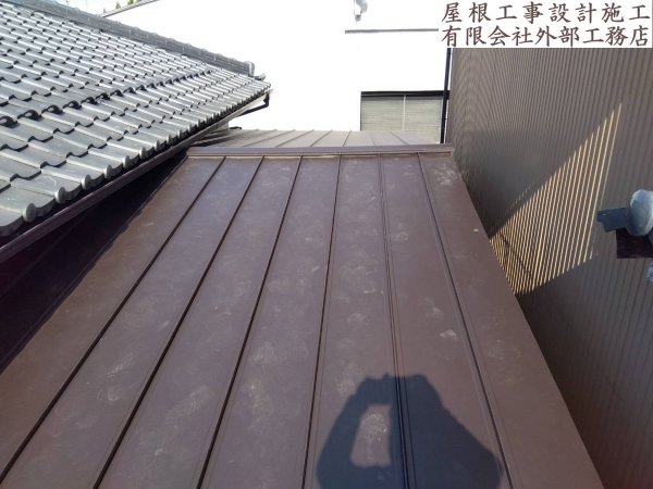 羽島市Y様邸立平板金葺替工事